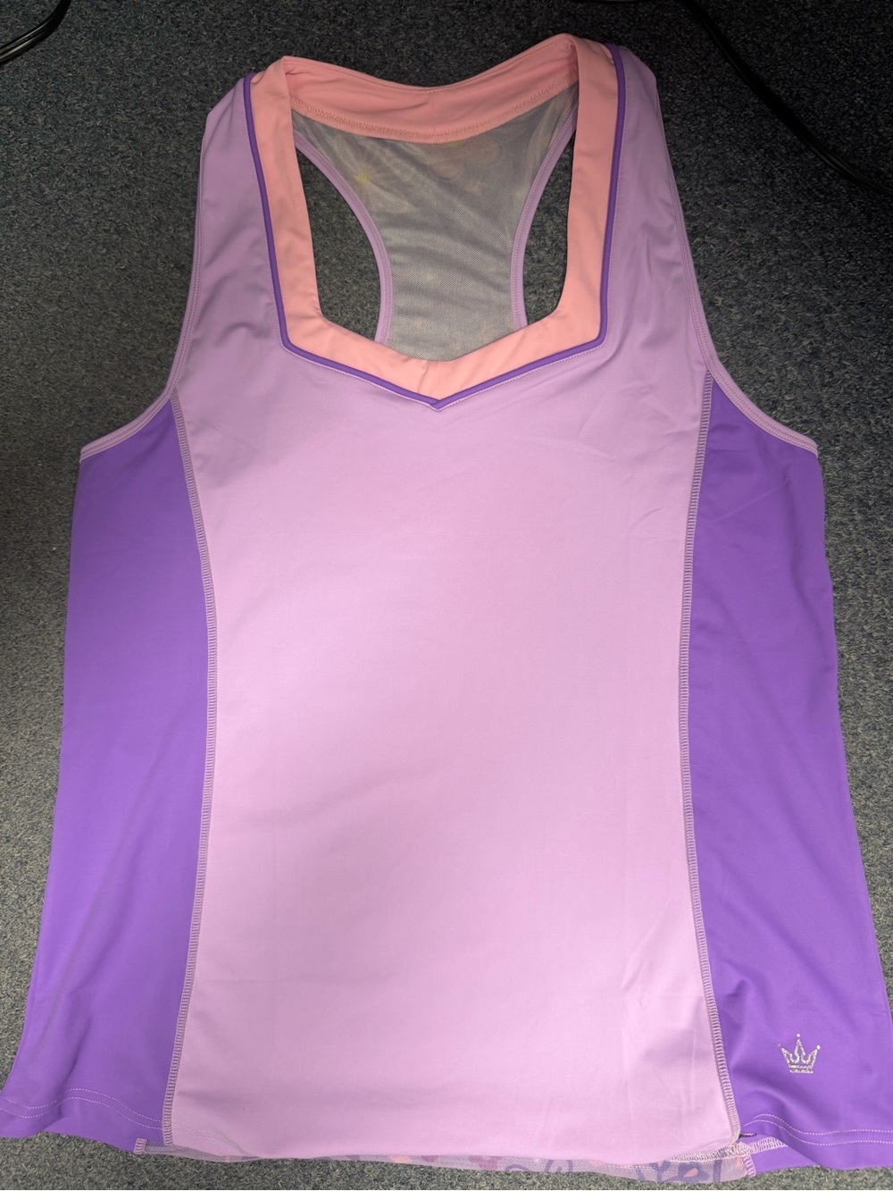 Crowned althletics blossom hermana flow tank L